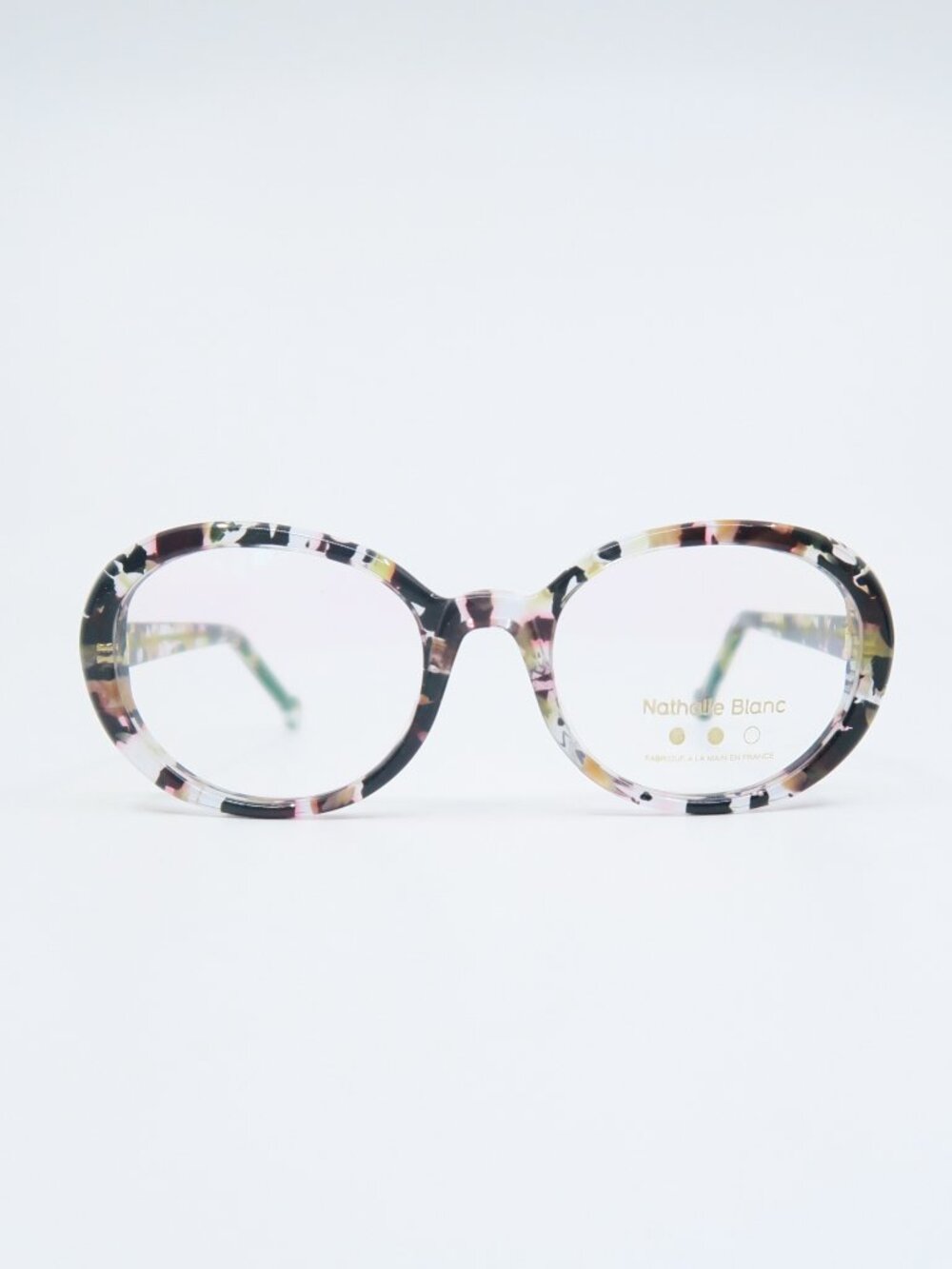 Nathalie Blanc HENRIETTE OP68 C184 Spotted, Oval, New Women's Eyeglasses Frames.